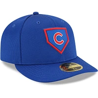 Casquette ajustée 59FIFTY à profil bas Royal Chicago Cubs 2022 Clubhouse de New Era pour homme