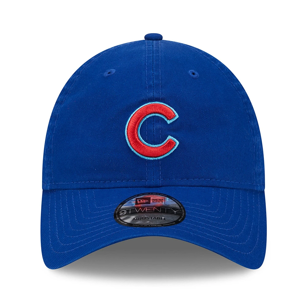 Casquette réglable New Era Royal Chicago Cubs 2023 MLB Father's Day 9TWENTY pour homme