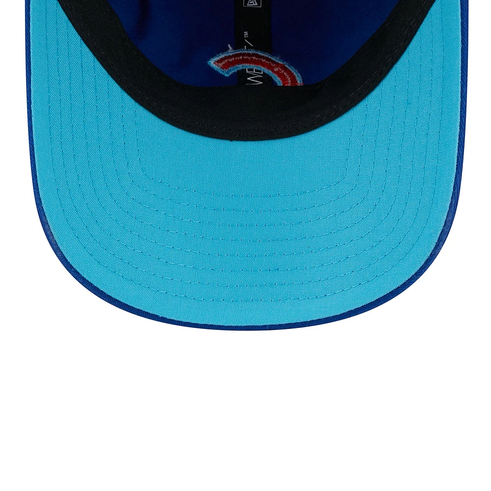 Casquette réglable New Era Royal Chicago Cubs 2023 MLB Father's Day 9TWENTY pour homme