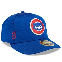 Men's New Era  Royal Chicago Cubs 2024 Clubhouse Low Profile 59FIFTY Fitted Hat