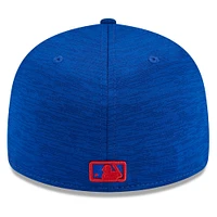 Men's New Era  Royal Chicago Cubs 2024 Clubhouse Low Profile 59FIFTY Fitted Hat