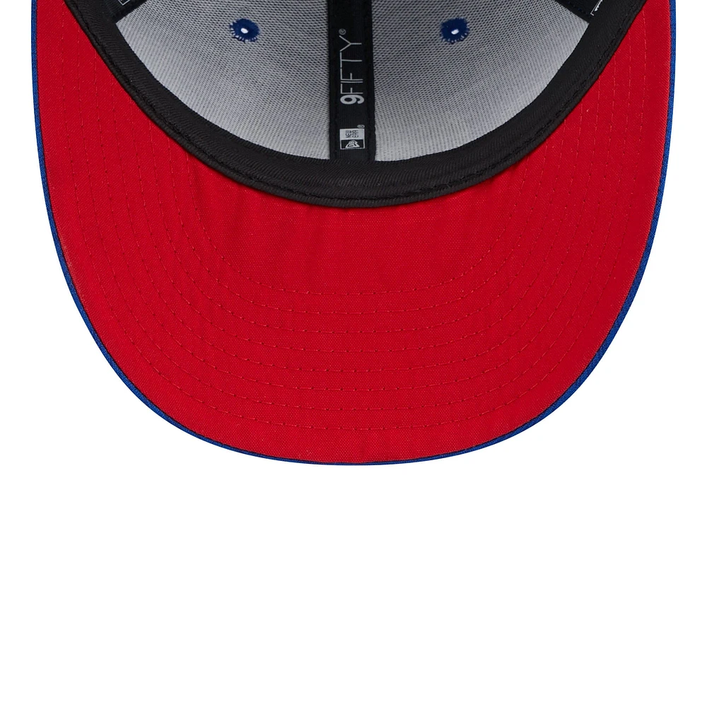 Men's New Era Royal Chicago Cubs 2024 Clubhouse Low Profile 9FIFTY Snapback Hat