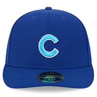 Casquette ajustée 59FIFTY à profil bas pour la fête des pères Royal Chicago Cubs 2024 New Era hommes