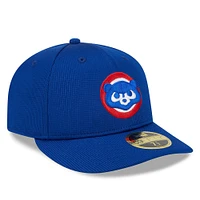 Men's New Era  Royal Chicago Cubs 2025 Batting Practice Low Profile 59FIFTY Fitted Hat