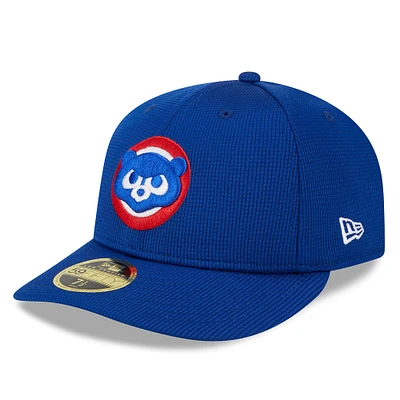 Casquette ajustée 59FIFTY Low Profile Royal Chicago Cubs 2024 New Era pour hommes