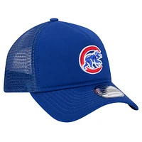 Men's New Era Royal Chicago Cubs 9FORTY A-Frame Trucker Adjustable Hat