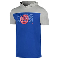 Men's New Era Royal Chicago Cubs Active Brushed Hoodie T-Shirt
