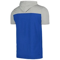 Men's New Era Royal Chicago Cubs Active Brushed Hoodie T-Shirt