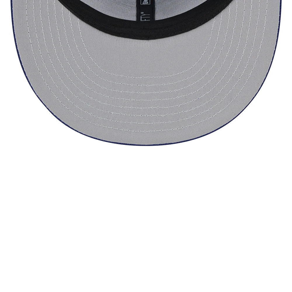 Men's New Era Royal Chicago Cubs Cooperstown Collection Team Color Trucker 9FIFTY Snapback Hat