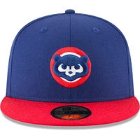 Men's New Era Royal Chicago Cubs Cooperstown Collection Wool 59FIFTY Fitted Hat
