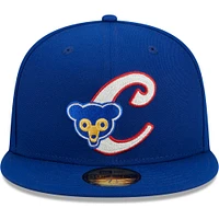 Men's New Era Royal Chicago Cubs Duo Logo 59FIFTY Fitted Hat