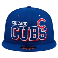 Men's New Era Royal Chicago Cubs Game Day Bold 9FIFTY Snapback Hat