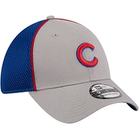 Men's New Era Royal Chicago Cubs Pipe 39THIRTY Flex Hat