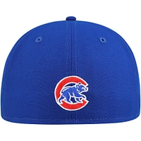 Men's New Era Royal Chicago Cubs Shadow Logo 59FIFTY Fitted Hat