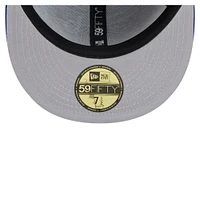 Men's New Era Royal Chicago Cubs Team Confetti 59FIFTY Fitted Hat