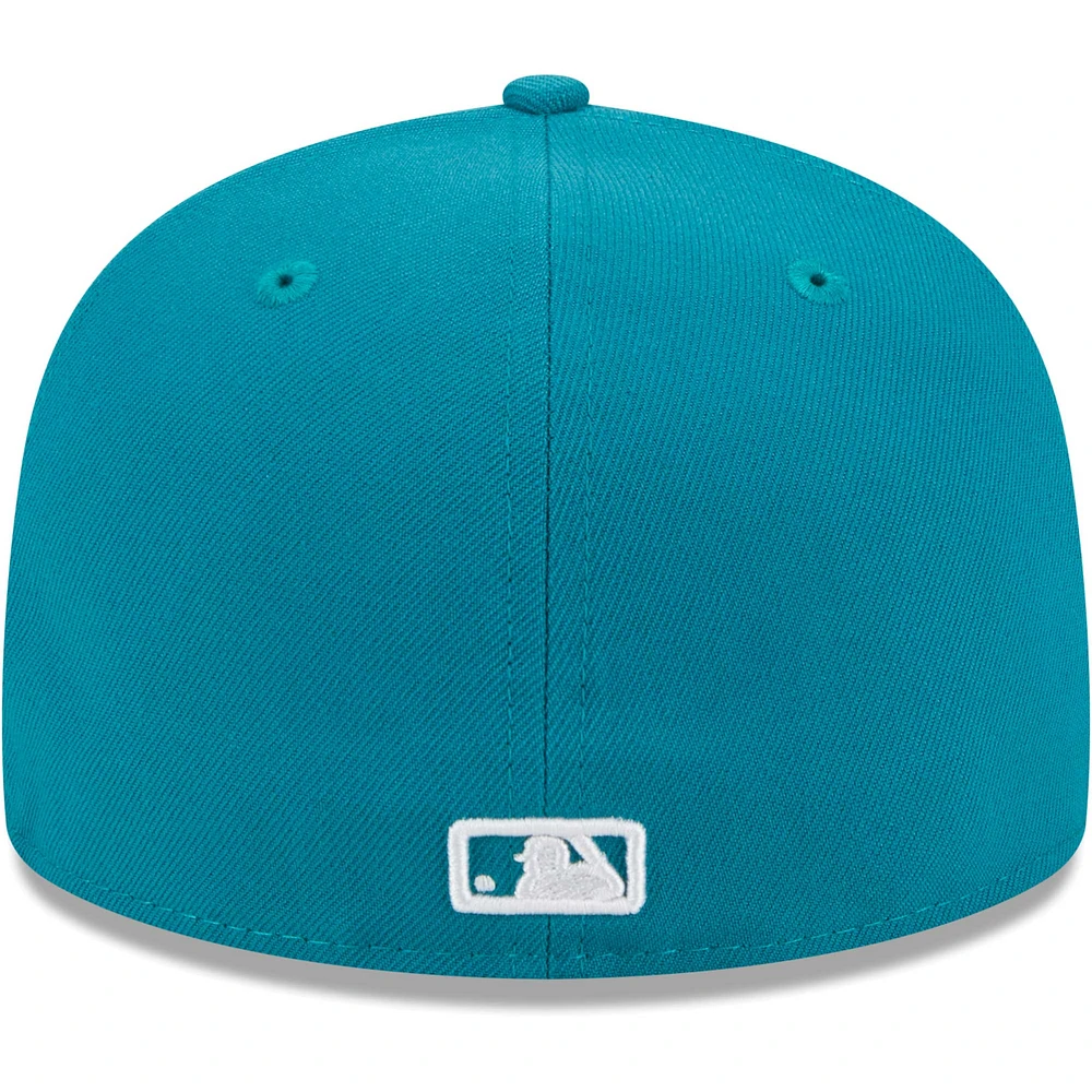 Men's New Era Turquoise Chicago Cubs 59FIFTY Fitted Hat
