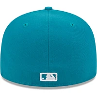 Men's New Era Turquoise Chicago Cubs 59FIFTY Fitted Hat
