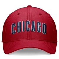 Casquette Nike Performance Flex rouge Chicago Cubs pour homme