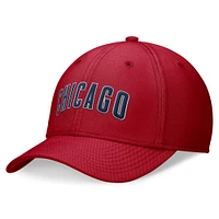 Casquette Nike Performance Flex rouge Chicago Cubs pour homme