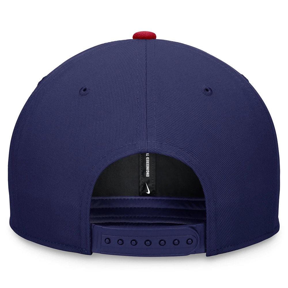 Men's Nike Royal/Red Chicago Cubs Two-Tone Snapback Hat