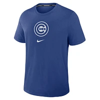 Men's Nike Royal Chicago Cubs Authentic Collection Early Work Tri-Blend Performance T-Shirt