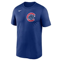 Men's Nike Royal Chicago Cubs Legend Fuse Wordmark T-Shirt