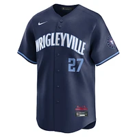 Men's Nike Seiya Suzuki Navy Chicago Cubs City Connect Limited Player Jersey