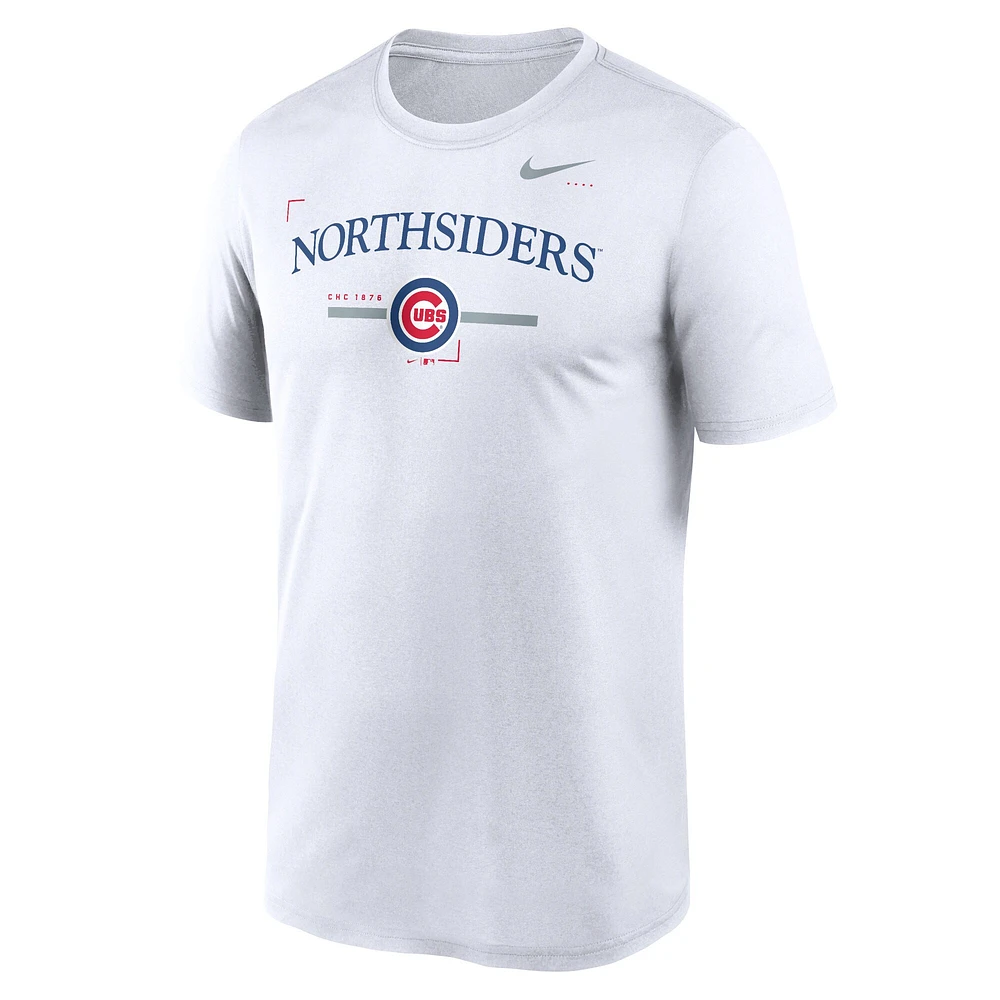 Men's Nike White Chicago Cubs Local Legend Practice Performance T-Shirt