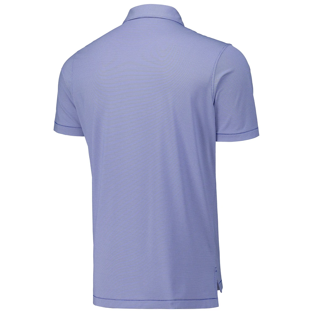 Men's Peter Millar Royal Chicago Cubs Jubilee Stripe Stretch Jersey Polo