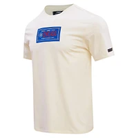 Men's Pro Standard Cream Chicago Cubs Club Member Badge T-Shirt