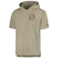 Men's Pro Standard Khaki Chicago Cubs Neutral Hoodie T-Shirt