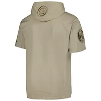 Men's Pro Standard Khaki Chicago Cubs Neutral Hoodie T-Shirt