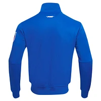Men's Pro Standard Royal Chicago Cubs Fast Lane Full-Zip Track Jacket