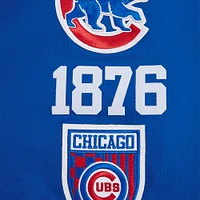 Men's Pro Standard Royal Chicago Cubs Fast Lane Full-Zip Track Jacket