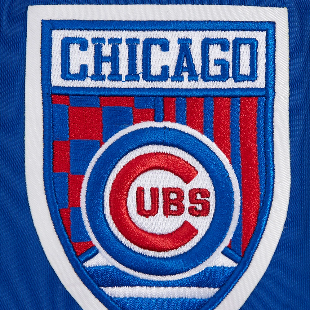 Men's Pro Standard Royal Chicago Cubs Fast Lane Full-Zip Track Jacket