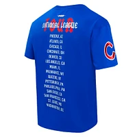 Men's Pro Standard Royal Chicago Cubs Oversized City Tour T-Shirt