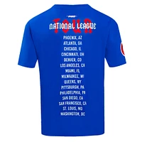 Men's Pro Standard Royal Chicago Cubs Oversized City Tour T-Shirt