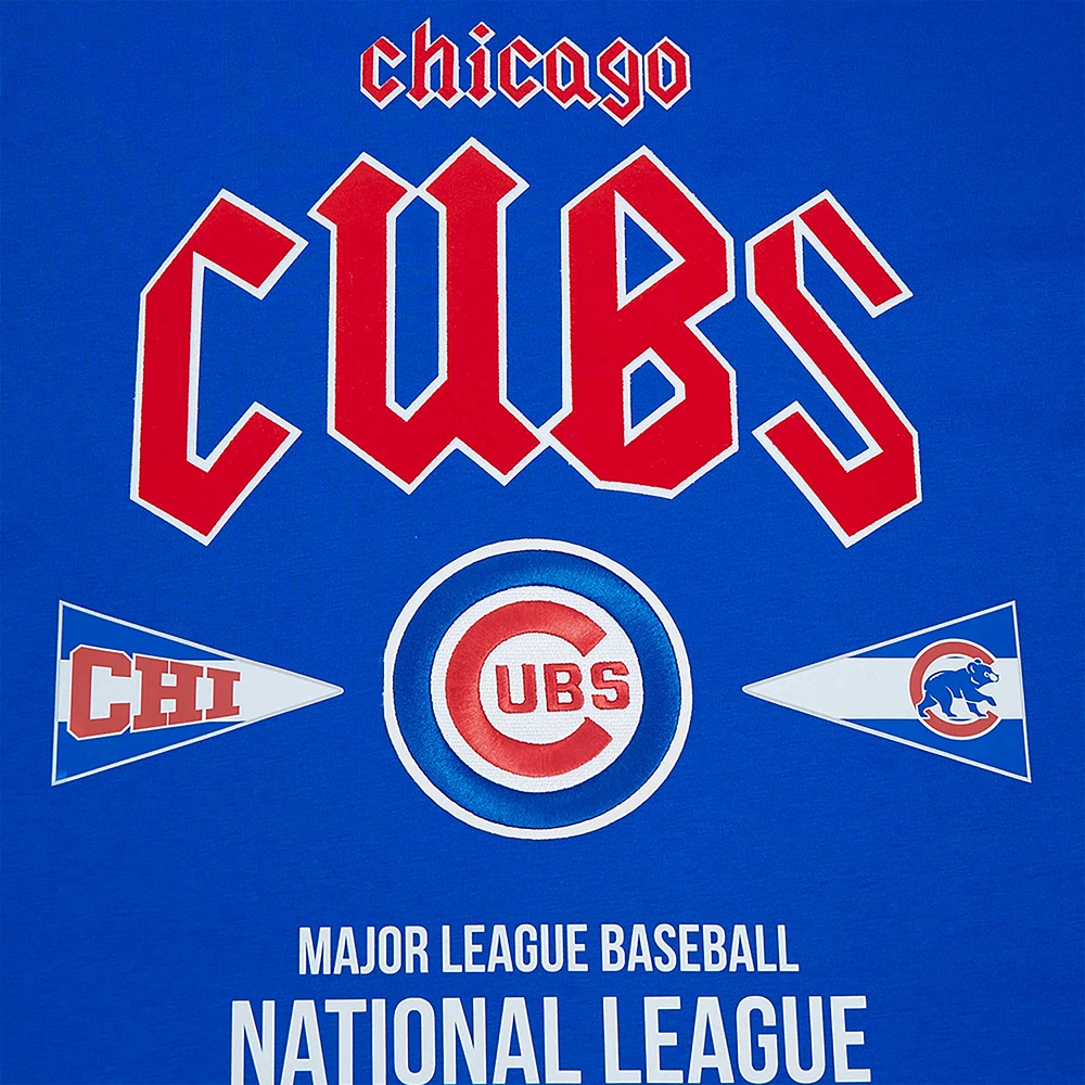 Men's Pro Standard Royal Chicago Cubs Oversized City Tour T-Shirt