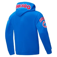 Men's Pro Standard Royal Chicago Cubs Team Logo Pullover Hoodie