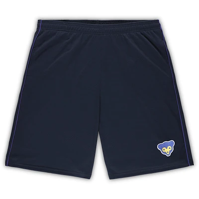 Men's Profile Navy Chicago Cubs Big & Tall Cooperstown Collection Mesh Shorts