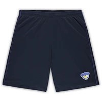 Men's Profile Navy Chicago Cubs Big & Tall Cooperstown Collection Mesh Shorts