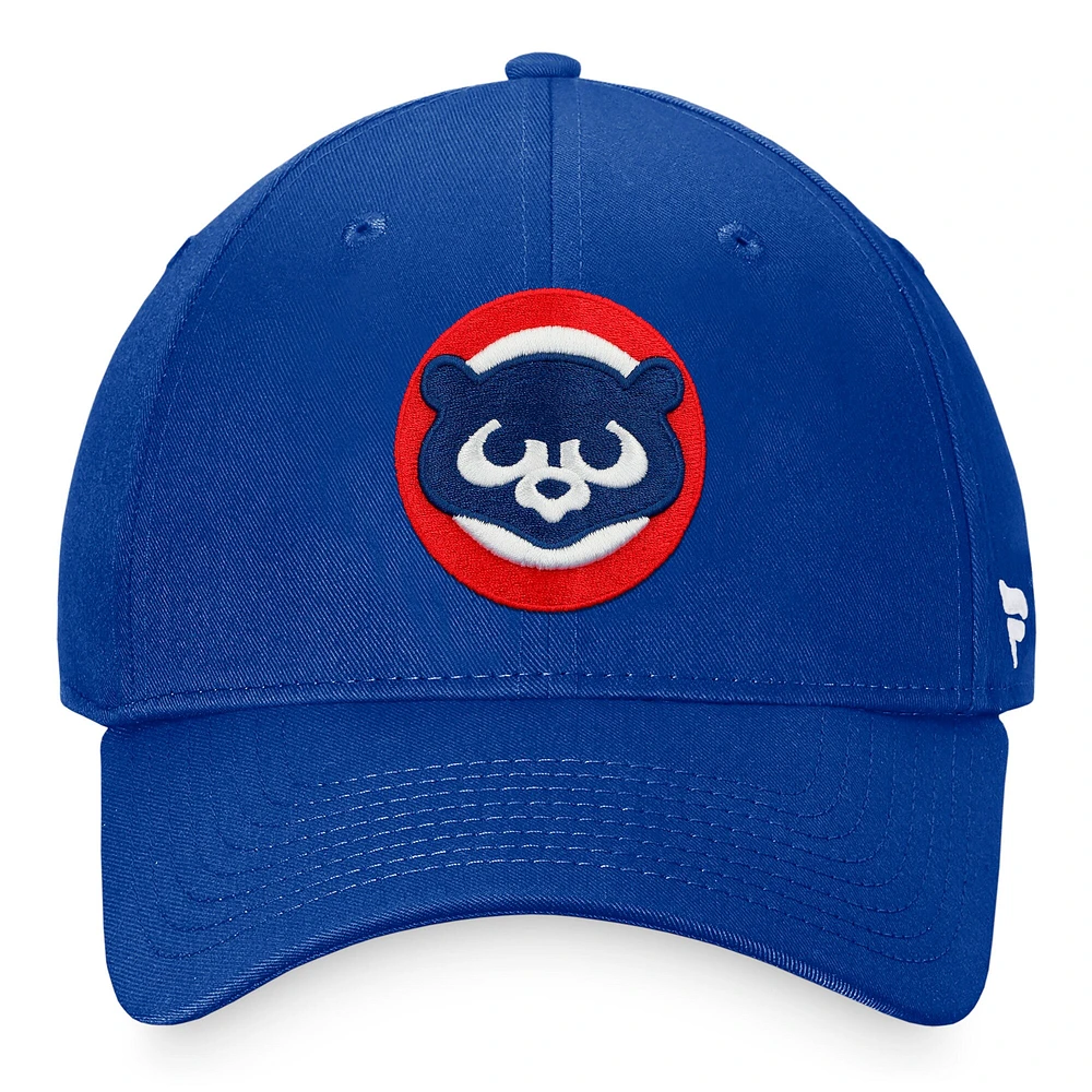 Men's Royal Chicago Cubs Cooperstown Collection Core Adjustable Hat