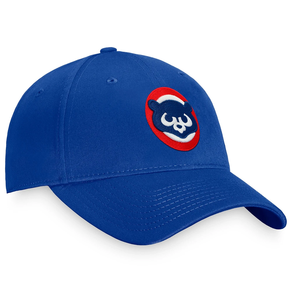 Men's Royal Chicago Cubs Cooperstown Collection Core Adjustable Hat