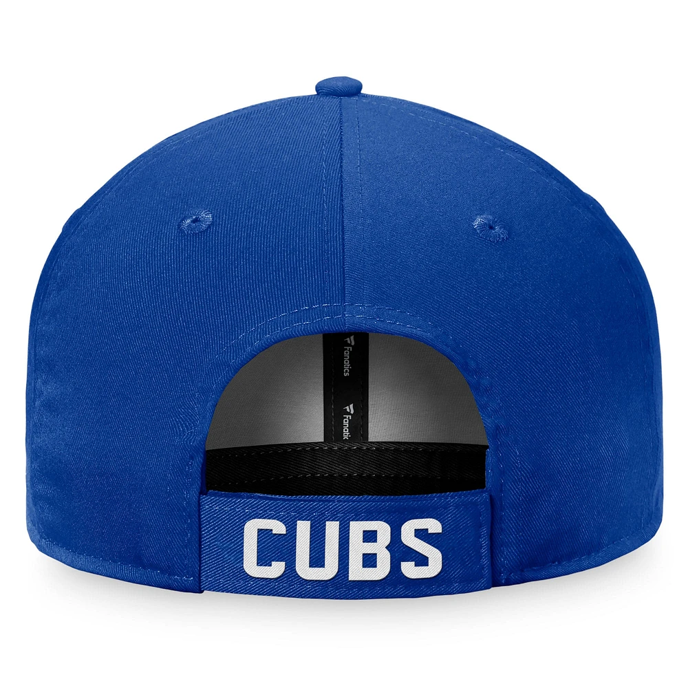 Men's Royal Chicago Cubs Cooperstown Collection Core Adjustable Hat
