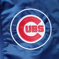 Men's Starter Royal Chicago Cubs The Captain II Full-Zip Varsity Jacket