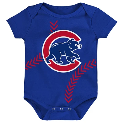 Newborn & Infant Royal Chicago Cubs Running Home Bodysuit