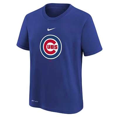 Préscolaire Nike Royal Chicago Cubs Large Logo Performance - T-shirt