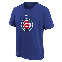 Preschool Nike Royal Chicago Cubs Large Logo Performance - T-Shirt