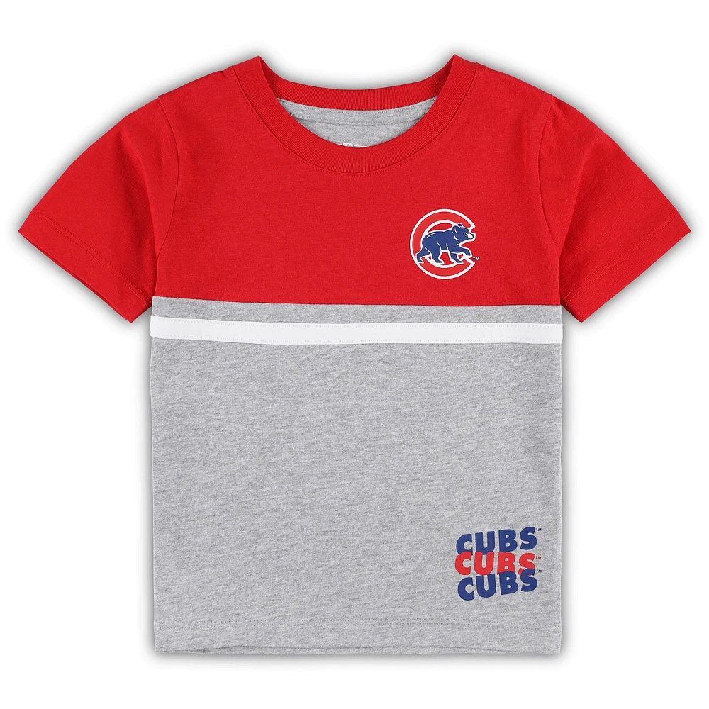 Toddler Royal/Red Chicago Cubs Batters Box T-Shirt & Pants Set