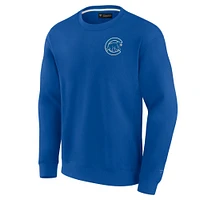 Sweat-shirt unisexe Fanatics Royal Chicago Cubs super doux